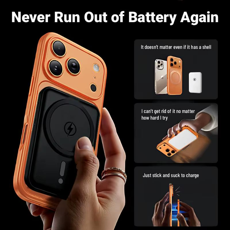 Power Up Your iPhone with the 10000mAh Magnetic Wireless Charger - Fast 15W PD Charging for iPhone 16/17, 15/14/13/12 Series